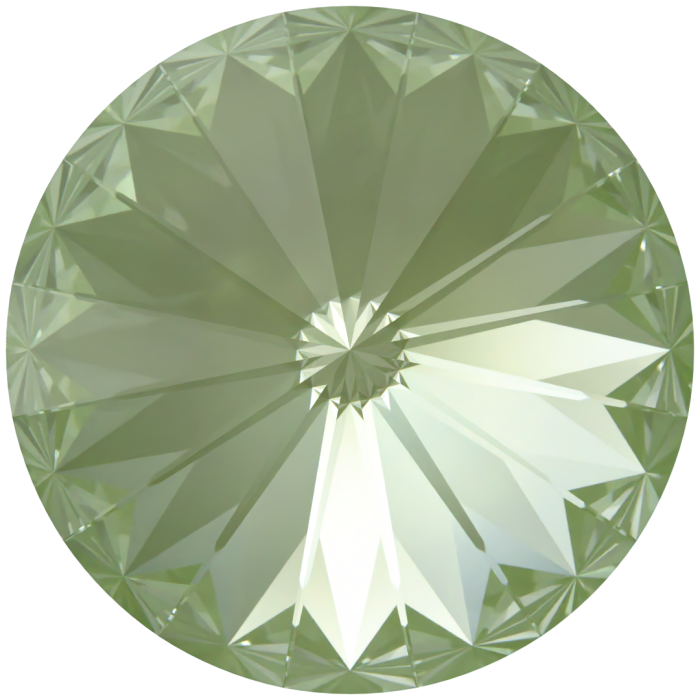 Риволи 1122 12 mm Crystal Paradise Green Lux