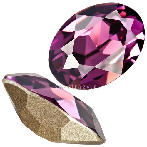 Кристаллы 4120 14x10 mm Amethyst