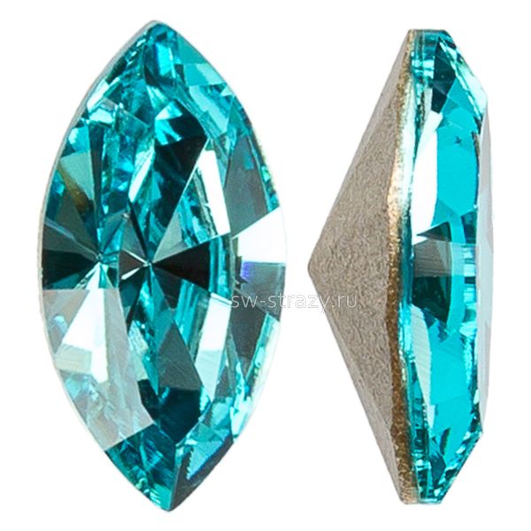 Кристаллы 4228 15x7 mm Light Turquoise