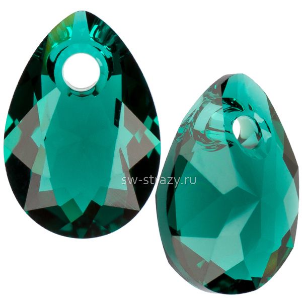 Кулоны 6433 9 mm Emerald