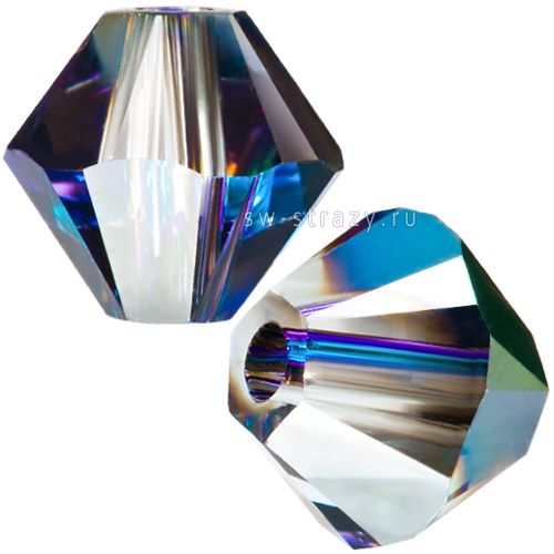 Бусины 5328 4 mm Crystal Heliotrope