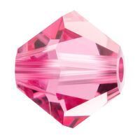 P Rondelle Bead 5328 4 mm rose