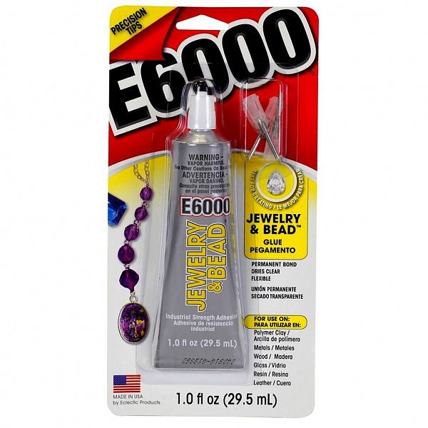 Клей Е6000 Jewelry & Bead 1oz\ 29.5 ml с насадками
