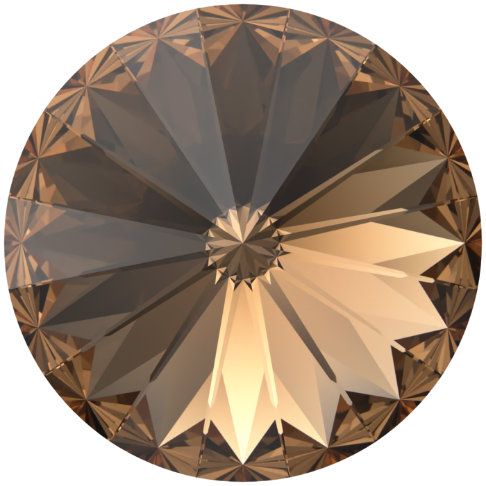 Риволи 1122 14 mm ReCreate Light Smoked Topaz F