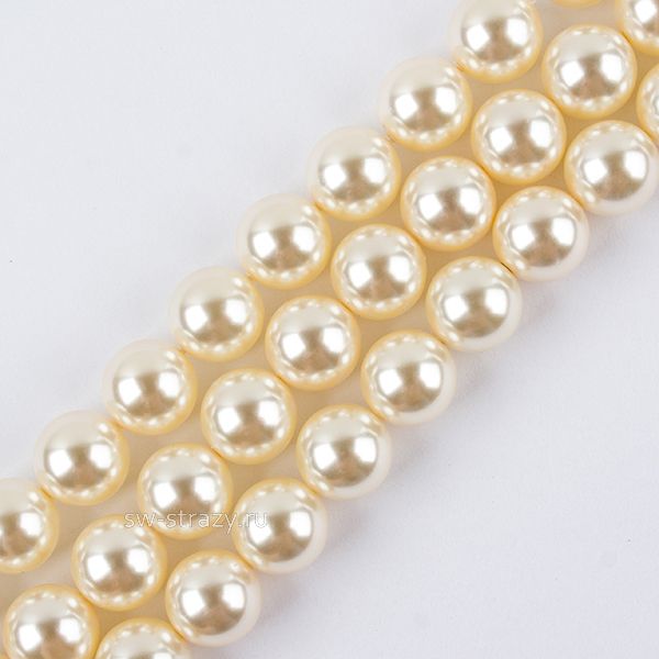 Жемчужины 5810 10 mm Crystal Creamrose Light Pearl