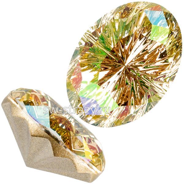 Кристаллы 4160 18x13 mm Crystal Luminous Green