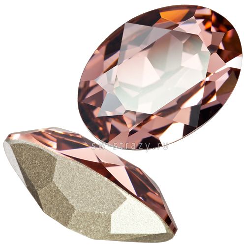 Кристаллы 4120 18x13 mm Blush Rose
