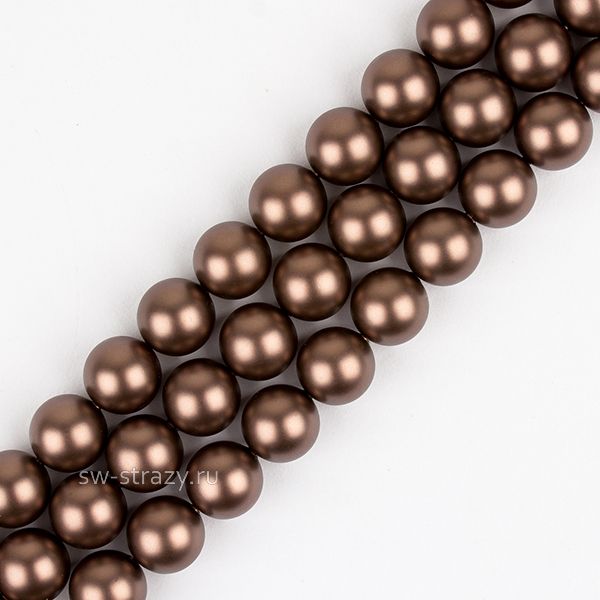 Жемчужины 5810 12 mm Crystal Velvet Brown Pearl