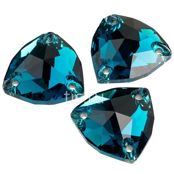 3778 16*16 mm Blue Zircon