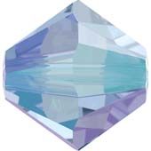 Бусины 5328 3 mm Light Sapphire Shimmer 2X
