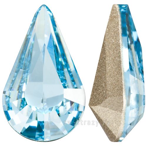 Кристаллы 4328 13x7,8 mm Aquamarine