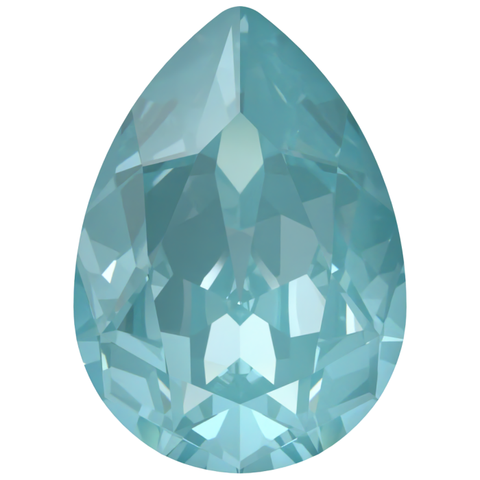 Кристаллы 4320 14x10 mm Crystal Paradise Blue Lux
