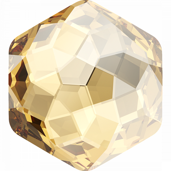 Кристаллы 4683 14x15,8 mm Crystal Golden Shadow